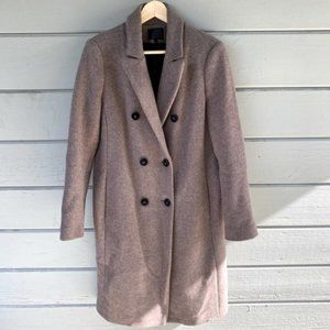 NWOT Intermix wool topcoat